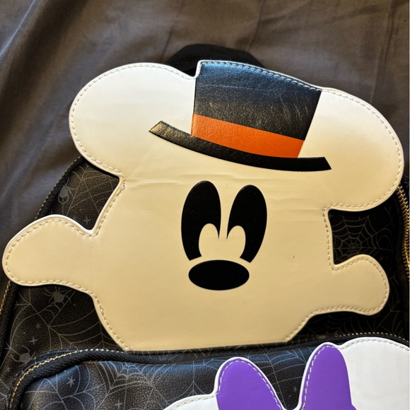 ✨Last Chance✨ 💜🖤Spooky Disney Mickey & Minnie backpack!🖤💜 - Picture 2 of 6